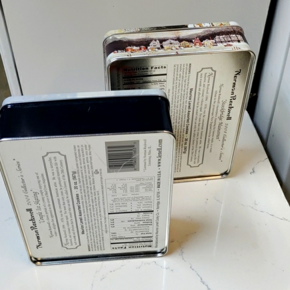 Norman Rockwell tin bundle. Good used condition. Vintage 2004 - Picture 8 of 9